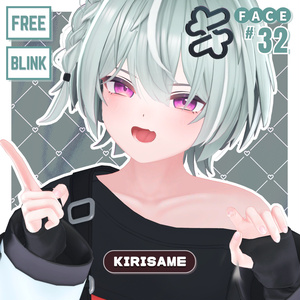 💗【FREE/無料】Kirisame32Type❥動くまばたきFaceAnimations ⌖ ݁˚