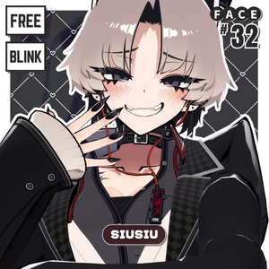 💗【FREE/無料】SiuSiu32Type❥動くまばたきFaceAnimations ⌖ ݁˚