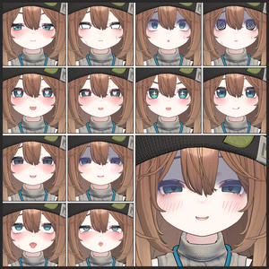 💗【FREE/無料】Kogomi32Type❥動くまばたきFaceAnimations ⌖ ݁˚ 缩略图 5