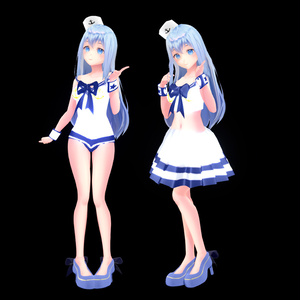 Leia 莱娅 MMD Sailor Model