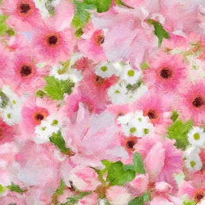 油絵 絵画 紫陽花畑の道 - arashi1783 - BOOTH