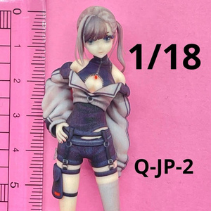 1/18　Q-JP-2　フィギュア　リアルフィギュア　完成品　Vチャット　ミニチュア　ミニカーに　ドールハウスに　３D　ミニチュアイメージ