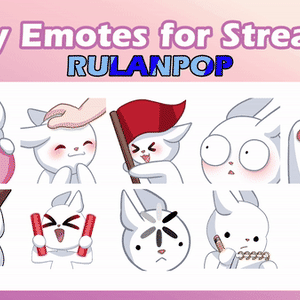 Bunny Emote Pack (Static+Animated)