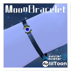【複数アバター対応】MoonBracelet -月の腕輪-