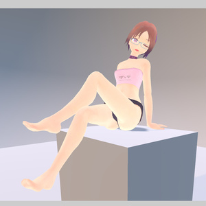 【無料アバター】ミスティ 　(Misty)♂　VRChat想定　男の娘アバター　デスクトップ PCVR, Quest対応  スマホ (iOS Android), fallback対応  (VRM込み) フルトラ対応