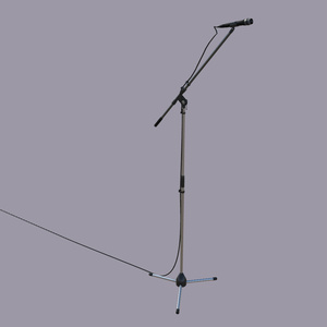 3D model for Unity] Microphone stand