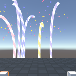 【Unity】パーティリボンパーティクルシェーダー - Party  Ribbon Particle Shader -