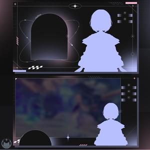 【FREE】 blue/pink & green/pink overlay - twitch - youtube - stream
