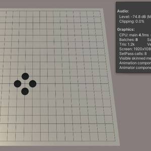 Unity/VRChat向け軽量碁盤 GoBoard