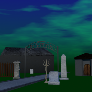 Cemetery 3d model pack( Blender) 墓地3Dモデルパック