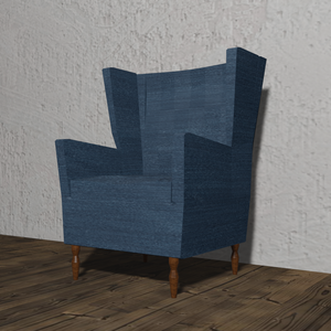 【3Dモデル】ウィングチェア（wing chair）