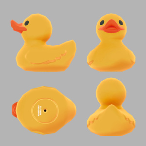 【3Dモデル】アヒルのおもちゃ K-DUCK 缩略图 2
