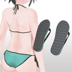 [街狐さん用] MK BIKINI & ビーチサンダル 缩略图 4