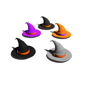 PB付き！魔女の帽子　ー　Halloween Witch Hat