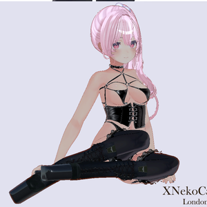 [XNekoCafeX] Blaq Heels pole dancing Kikyo