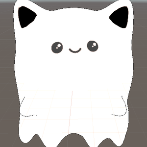 Ghost Cat 3D Object