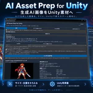 AI Asset Prep for Unity｜生成AI画像をUnity素材へ