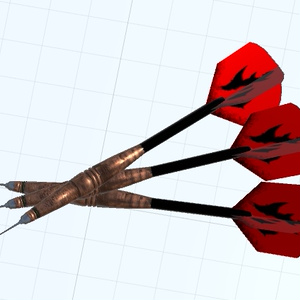 3Dモデル「ハードダーツセット」