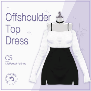 【15Avatars】Offshoulder Top Dress / オフショルダー トップ ワンピース (C5)
