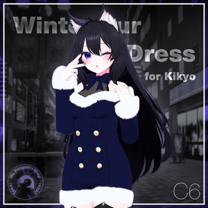 Winter Fur Dress for Kikyo / ウィンターファーワンピース【桔梗用】 (C6)