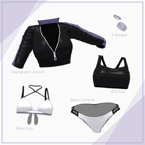 【12Avatars】Rashguard Bikini / ラッシュガードビキニ (C10) 缩略图 2