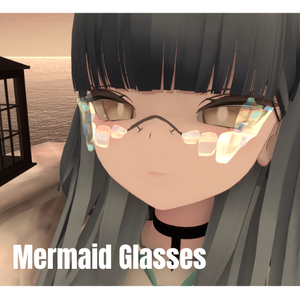 【VRChat】【眼鏡】マーメイドなメガネ