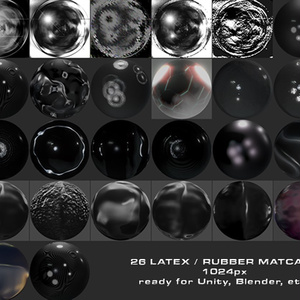 Latex Matcap Collection (26) [ラテックス matcap コレクション]