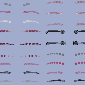robot / android VRoid eyebrows // ロボット/アンドロイド VRoid 眉毛 (DeepL)