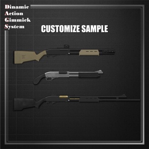 【ModularAvatar対応】VRChat想定 Avatars3.0向けギミック 「DAGsSG No.01 SGX870」【銃／散弾銃／ショットガン】 缩略图 4