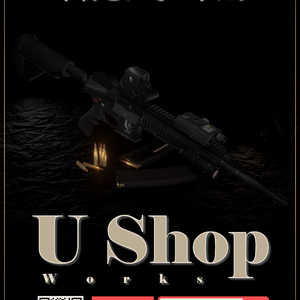 【VRChat 想定 ショップポスター】U Shop ポスター #UShop