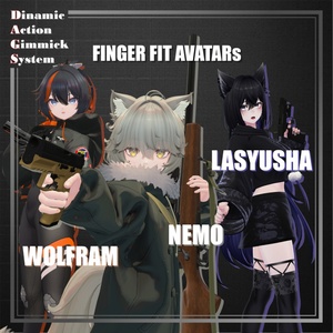 【ModularAvatar対応】VRChat想定 Avatars3.0向けギミック 「DAGsHG No.03 VS9 Phantom」【銃／拳銃／ハンドガン】 缩略图 5