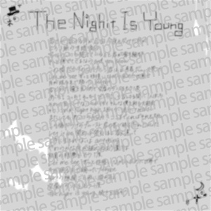 「the night is young」メンバー手書き歌詞カード