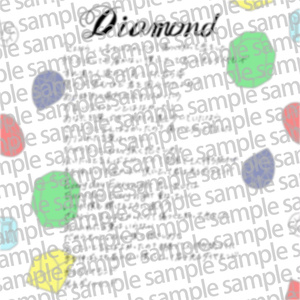 「Diamond」メンバー手書き歌詞カード