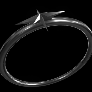 【無料】Simple Star Ring / シンプルな星の指輪【VRChat想定】