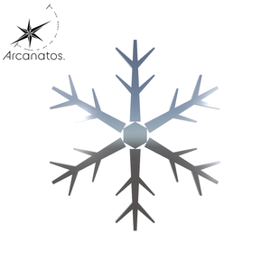 【VRChat想定】HearAcceIceCrystal/氷の結晶モチーフのヘアアクセ