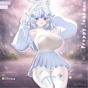 【VRChat向け】Preppy_look【5アバター対応】