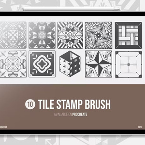 Tile Stamp Brushes Procreate