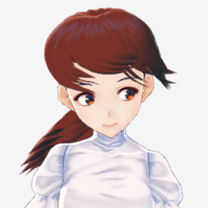しなやかポニーテール【VRoidアバター・ヘアプリセット】