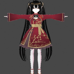 紅華（こうか）- 中華風ファンタジー女性アバター【VRM】