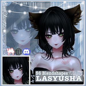 [K'C] ~ 7 Face Types / 56 BLENDSHAPES 👁️👁️✨ [LASYUSHA Only]