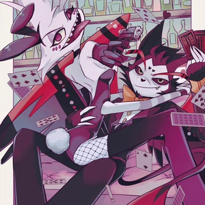 HazbinHotel 【5/5 ハスエン新刊サンプル】 - スラぷよのマンガ #漫画 #huskerdust #ハスエン - pixiv