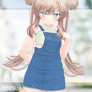 Denim Pinafore 【Manuka, SELESTIA 対応】
