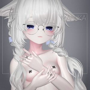 【マヌカ】Chest Stickers and Finger Tattoo Texture 缩略图 3