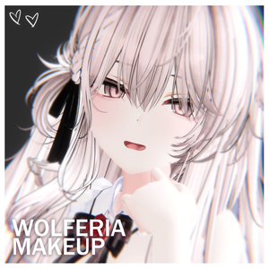 【ウルフェリア】MAKEUP & Face Blendshape 