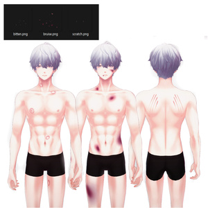 [水瀬] ボロボロ テクスチャ / Minase Body Texture 缩略图 7