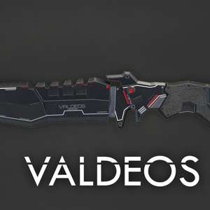 【3Dモデル】軽量強襲特化型ナイフ　VALDEOS バルディオス 缩略图 2