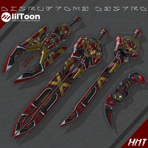 [VRC Two-Weapon Set] DISRUPTOME & DESTRO