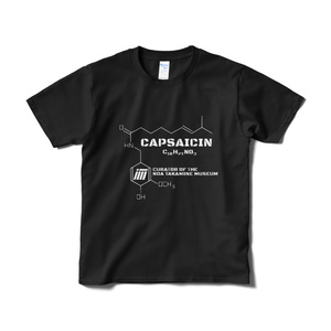 高峯のあミュージアム学芸員カプサイシンTシャツ(ブラック)