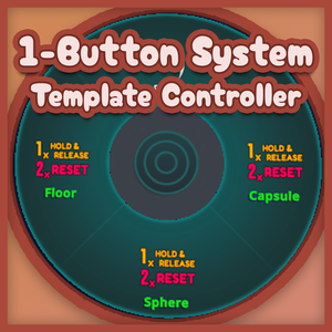 【VRChat】1-Button Menu System Template