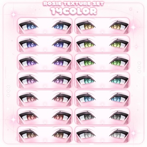 【Urara／うらら専用】₊‧°𐐪 Rosie Texture SET 𐑂°‧₊  Eye ＆ Make up ＆ Body ♡ 缩略图 3